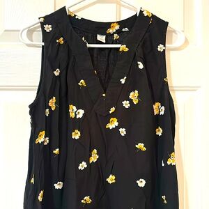 Old Navy Yellow Flower Dress